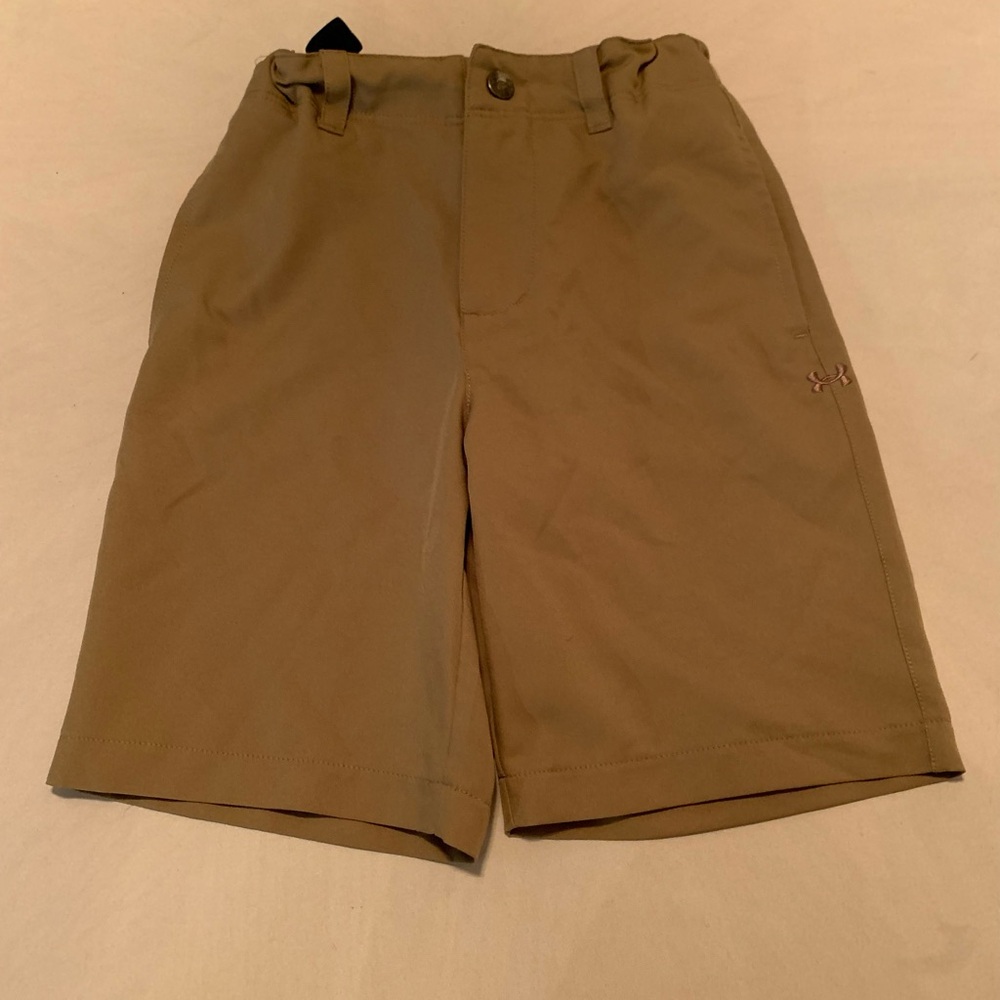 Under Armour Boys Tan Shorts